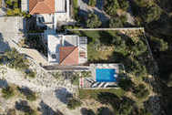 Urlaub Ferienhaus Villa Eos, ruhige, Komfortvilla, sensationeller Aussicht, Pr