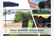 Urlaub Ferienwohnung Paradies am Peenestrom ruhig, kleiner priv. Strand, Terrasse