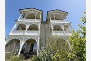 Urlaub Ferienwohnung MR: Villa Wilhelmine Whg. 03 Kreidezimmer mit Balkon