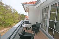 Urlaub Ferienwohnung F: Haus Meeresblick A 4.01 Strandkorb mit Balkon