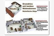 Urlaub Ferienwohnung FeWo DEICHWIESE Sylt-Westerland /Garten / 3 Schlafzimmer