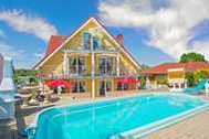 Urlaub Ferienwohnung Villa Europa - Wohnungen mit Kamin und gemeinsamen Pool