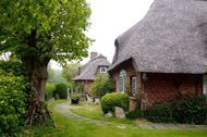 Urlaub Ferienwohnung Reetdachkate Dörphof Schuby, Ostsee